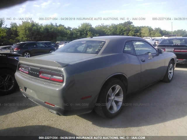 2C3CDZAG5JH241748 - 2018 DODGE CHALLENGER SXT GRAY photo 4