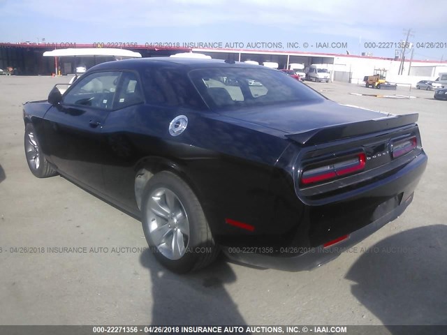 2C3CDZAG0JH235890 - 2018 DODGE CHALLENGER SXT BLACK photo 3