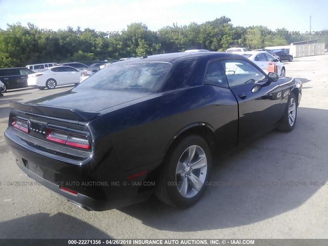 2C3CDZAG0JH235890 - 2018 DODGE CHALLENGER SXT BLACK photo 4