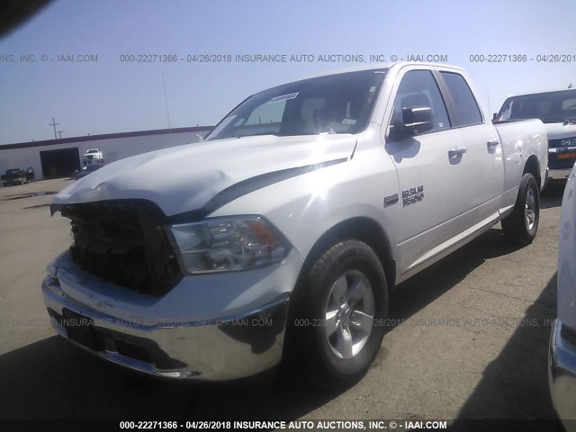 1C6RR6GT1HS817839 - 2017 RAM 1500 SLT WHITE photo 2