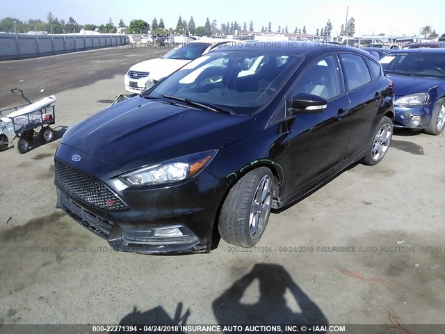 1FADP3L93FL241749 - 2015 FORD FOCUS ST BLACK photo 2