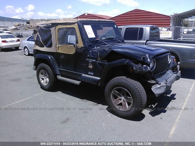 1J4FY49S7XP479432 - 1999 JEEP WRANGLER / TJ SAHARA BLACK photo 1