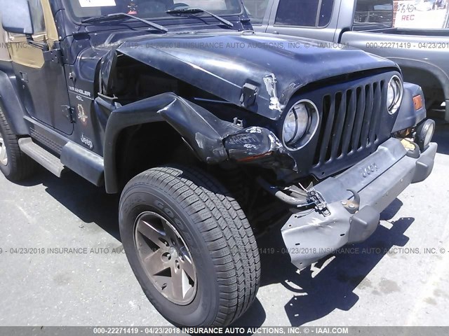 1J4FY49S7XP479432 - 1999 JEEP WRANGLER / TJ SAHARA BLACK photo 6