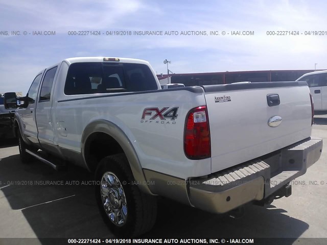 1FT8W3BT4CEA38817 - 2012 FORD F350 SUPER DUTY WHITE photo 3