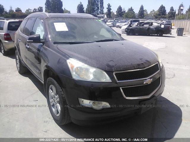 1GNER23D99S134231 - 2009 CHEVROLET TRAVERSE LT BURGUNDY photo 1