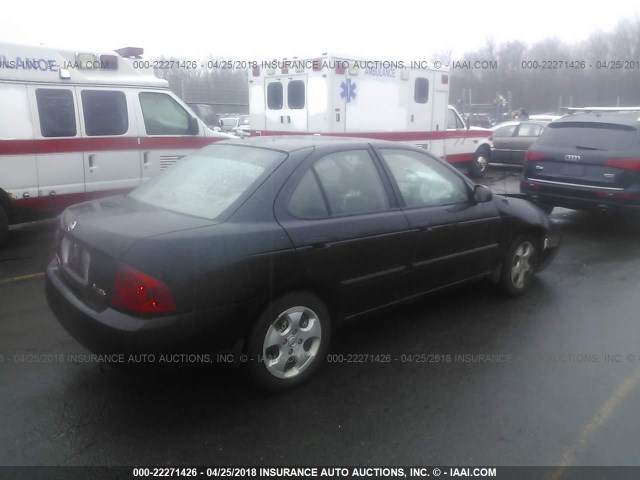 3N1CB51D04L872308 - 2004 NISSAN SENTRA 1.8/1.8S BLACK photo 4