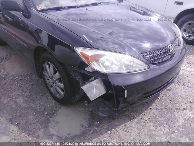 4T1BF32KX3U039579 - 2003 TOYOTA CAMRY LE/XLE/SE Qara foto 6