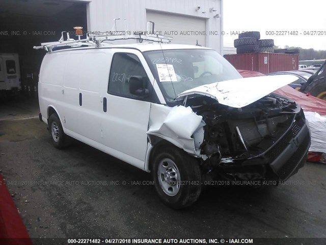 1GCWGFCF7F1152742 - 2015 CHEVROLET EXPRESS G2500  WHITE photo 1