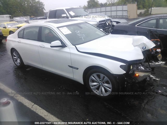 WBAKB4C58BC575205 - 2011 BMW 740 LI WHITE photo 1