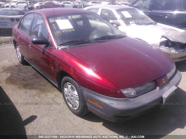 1G8ZH5285VZ284464 - 1997 SATURN SL1 BURGUNDY photo 1