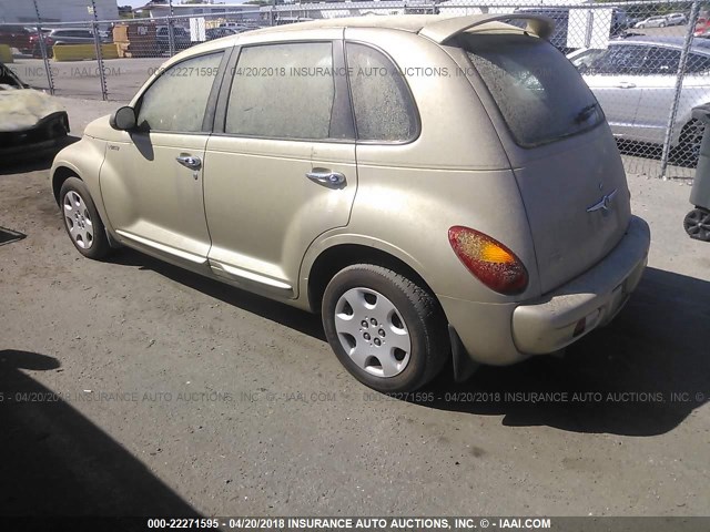 3C4FY58B15T551862 - 2005 CHRYSLER PT CRUISER TOURING GOLD photo 3