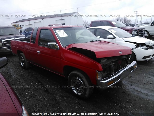 1N6SD16S9SC302574 - 1995 NISSAN TRUCK KING CAB XE RED photo 1