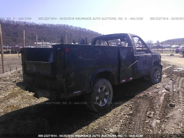 1FDWF31575EA14309 - 2005 FORD F350 SRW SUPER DUTY BLACK photo 4