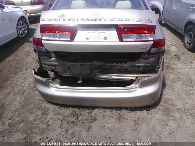 1HGCM56304A177939 - 2004 HONDA ACCORD LX GOLD photo 6