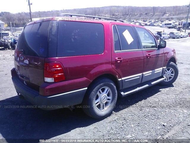 1FMFU16535LA55812 - 2005 FORD EXPEDITION XLT RED photo 4