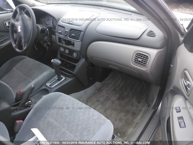 3N1CB51D13L808535 - 2003 NISSAN SENTRA XE/GXE SILVER photo 5