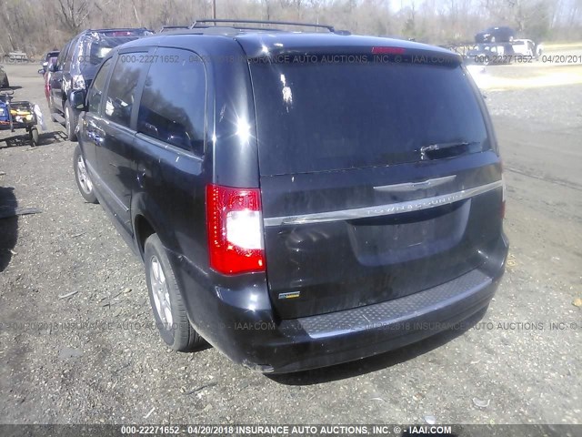 2C4RC1BG8DR526211 - 2013 CHRYSLER TOWN & COUNTRY TOURING BLACK photo 3