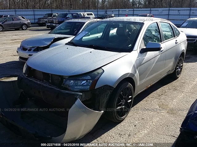 1FAHP3GN4BW126448 - 2011 FORD FOCUS SES SILVER photo 2