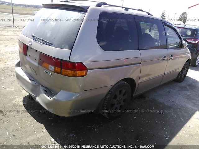 5FNRL18083B014498 - 2003 HONDA ODYSSEY EXL BEIGE photo 4