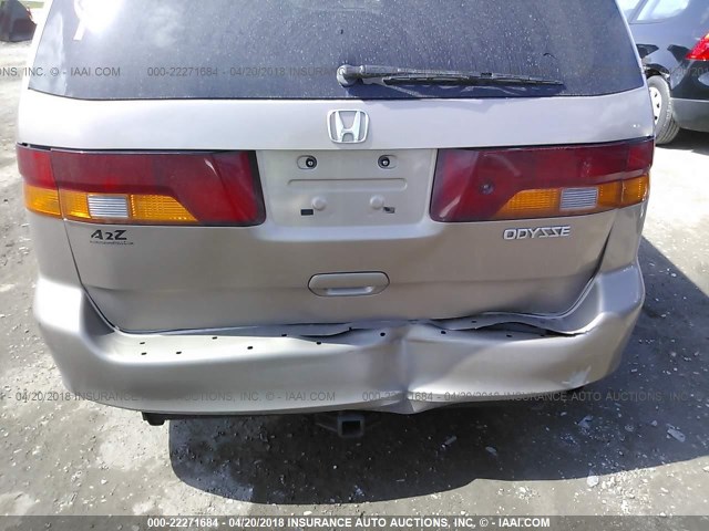 5FNRL18083B014498 - 2003 HONDA ODYSSEY EXL ბეჟი ფოტო 6