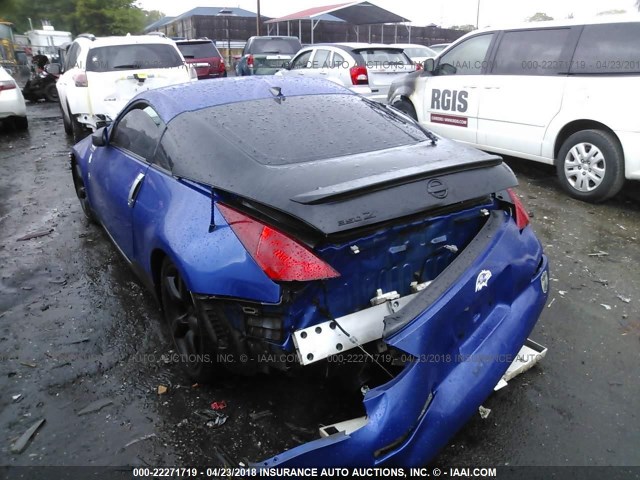 JN1AZ34D44T163640 - 2004 NISSAN 350Z COUPE BLUE photo 6