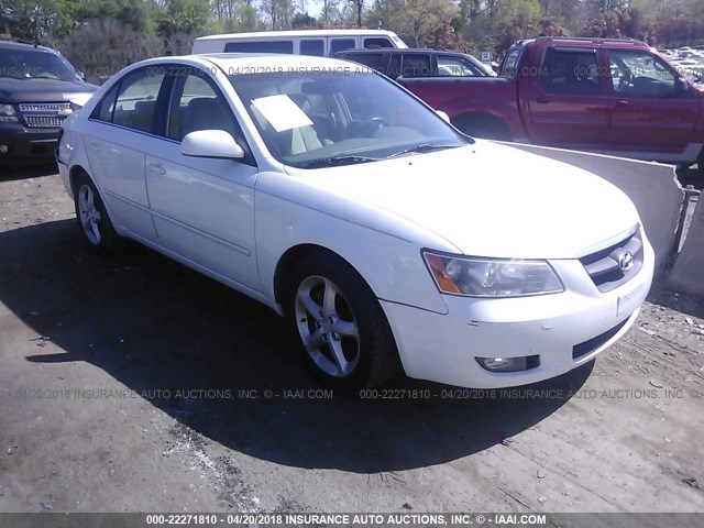 5NPEU46F07H230633 - 2007 HYUNDAI SONATA SE/LIMITED WHITE photo 1