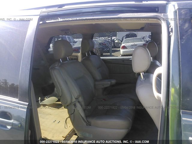 5TDZA22C04S217395 - 2004 TOYOTA SIENNA XLE/XLE LIMITED GREEN photo 8