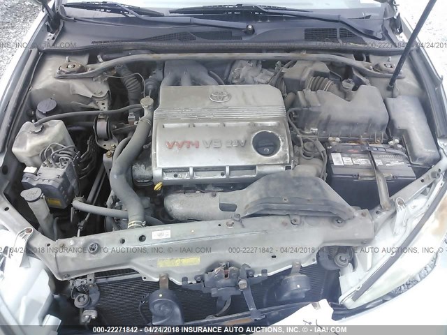 4T1BF32K44U071431 - 2004 TOYOTA CAMRY LE/XLE/SE 银色 照片 10