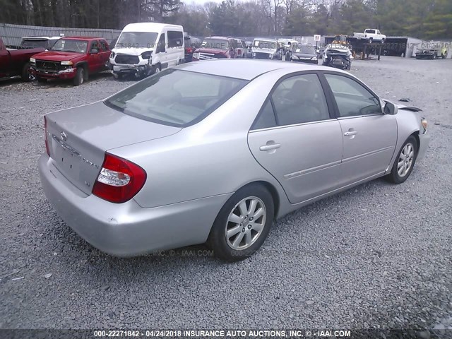 4T1BF32K44U071431 - 2004 TOYOTA CAMRY LE/XLE/SE 银色 照片 4
