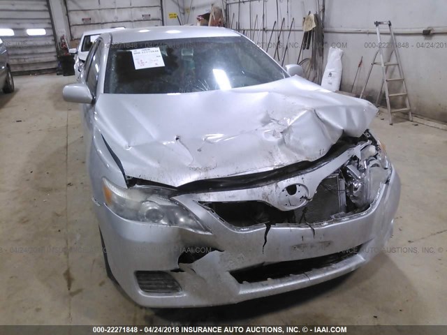 4T1BF3EK2AU072617 - 2010 TOYOTA CAMRY SE/LE/XLE SILVER photo 6