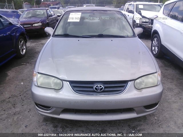 1NXBR12E82Z647248 - 2002 TOYOTA COROLLA CE/LE/S GRAY photo 6