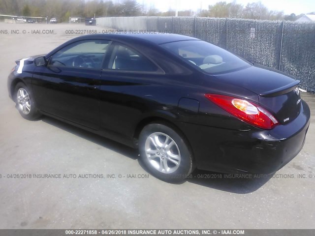 4T1CE38P54U811904 - 2004 TOYOTA CAMRY SOLARA SE/SLE შავი ფოტო 3