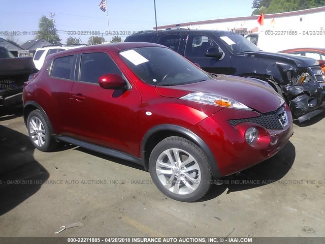 JN8AF5MR5ET452514 - 2014 NISSAN JUKE S/SV/SL/NISMO RED photo 1