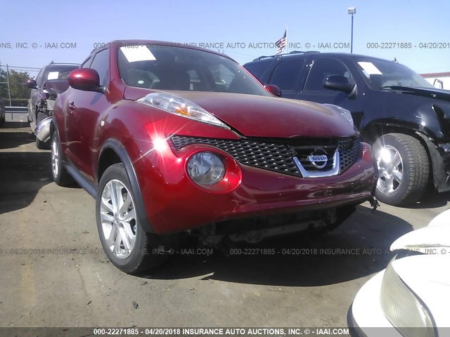 JN8AF5MR5ET452514 - 2014 NISSAN JUKE S/SV/SL/NISMO RED photo 6