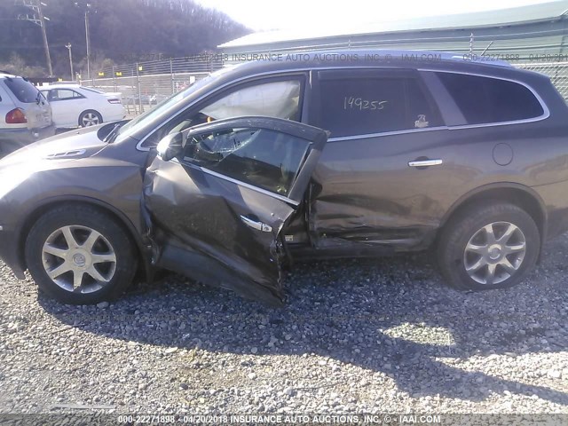 5GAEV23728J235194 - 2008 BUICK ENCLAVE CXL 棕色 照片 6