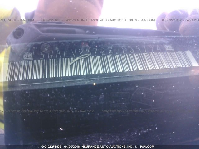 5GAEV23728J235194 - 2008 BUICK ENCLAVE CXL 棕色 照片 9