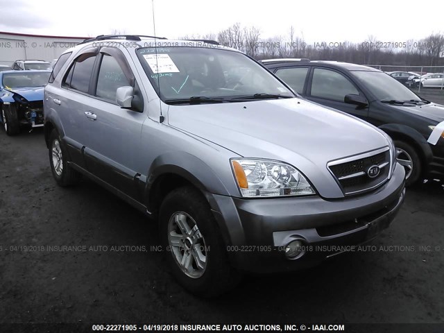 KNDJC733945325510 - 2004 KIA SORENTO EX/LX GRAY photo 1