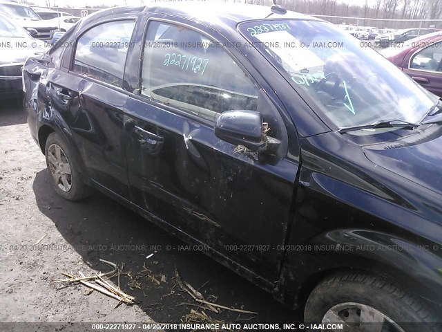 KL1TD5DE8AB103832 - 2010 CHEVROLET AVEO LS/LT 黑色 照片 6