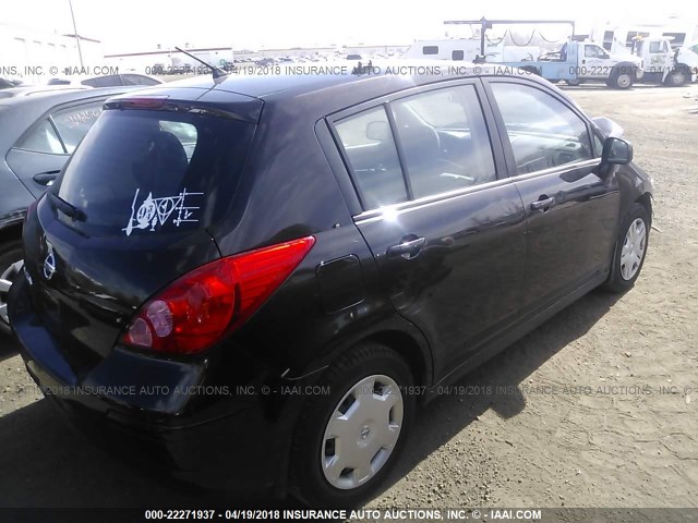 3N1BC1CP8BL425828 - 2011 NISSAN VERSA S/SL BLACK photo 4