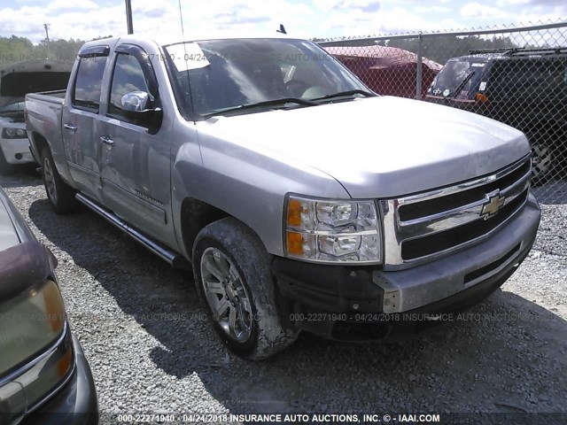 3GCPKTE31BG126587 - 2011 CHEVROLET SILVERADO K1500 LTZ SILVER photo 1