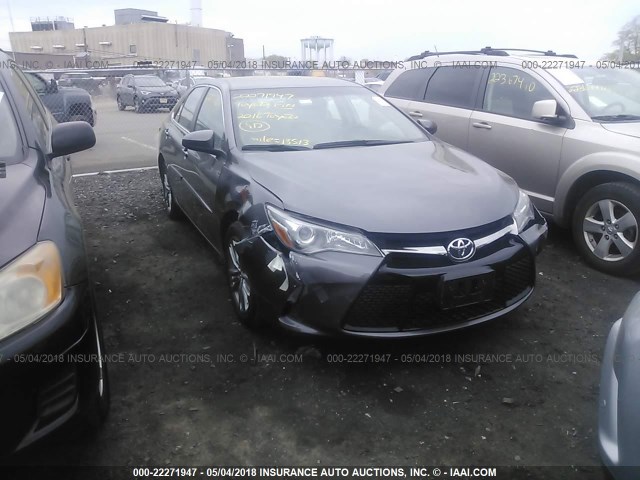 4T1BF1FK6GU256485 - 2016 TOYOTA CAMRY LE/XLE/SE/XSE GRAY photo 1