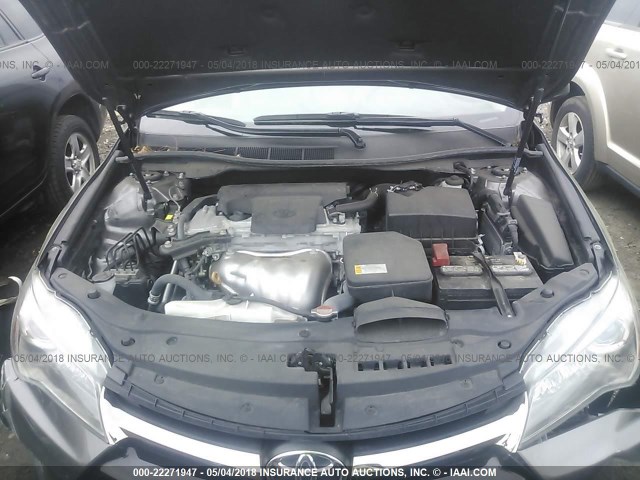 4T1BF1FK6GU256485 - 2016 TOYOTA CAMRY LE/XLE/SE/XSE Grau Foto 10