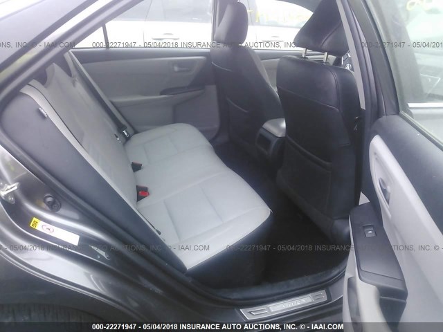 4T1BF1FK6GU256485 - 2016 TOYOTA CAMRY LE/XLE/SE/XSE Grau Foto 8