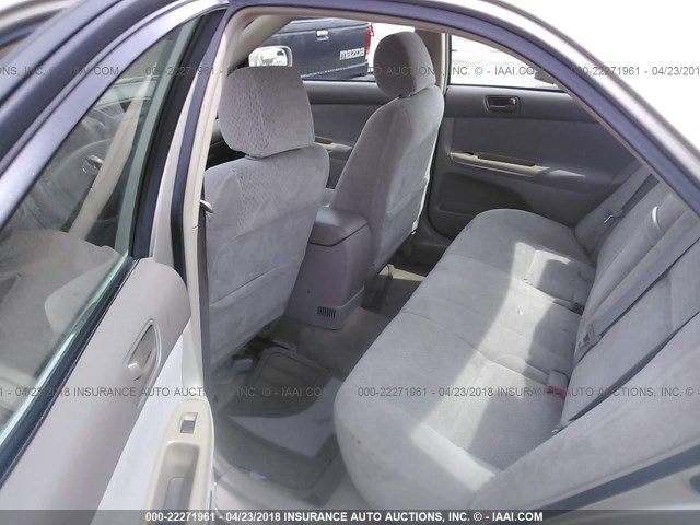 4T1BE32K23U242601 - 2003 TOYOTA CAMRY LE/XLE/SE TAN photo 8