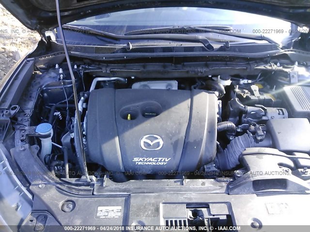 JM3KE4BY9G0818607 - 2016 MAZDA CX-5 SPORT BLUE photo 10