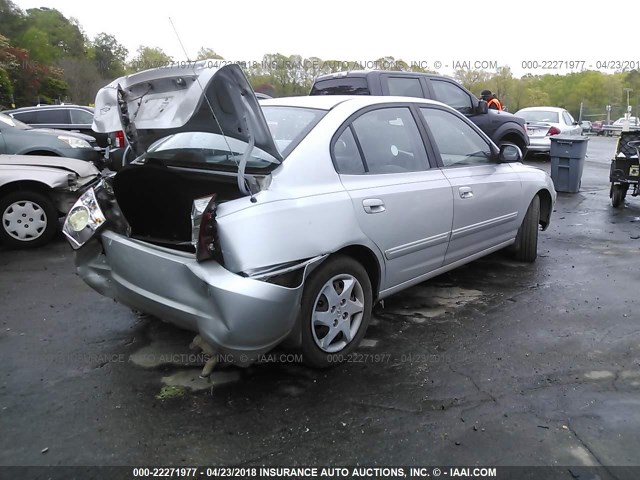 KMHDN46D36U315103 - 2006 HYUNDAI ELANTRA GLS/GT/LIMITED SILVER photo 4