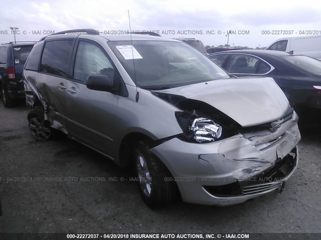 5TDZA23C75S277710 - 2005 TOYOTA SIENNA CE/LE GOLD photo 1