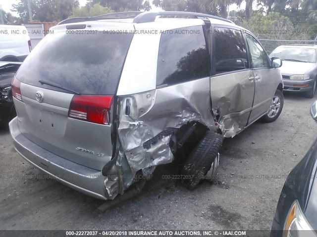 5TDZA23C75S277710 - 2005 TOYOTA SIENNA CE/LE GOLD photo 6