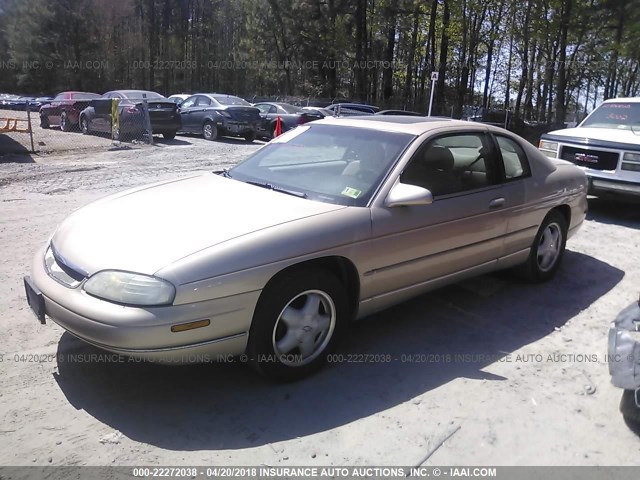 2G1WW12M7W9163346 - 1998 CHEVROLET MONTE CARLO LS GOLD photo 2