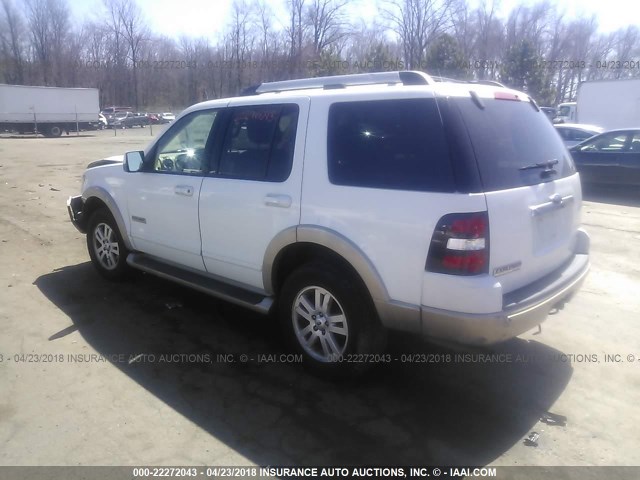 1FMEU74E16UB45912 - 2006 FORD EXPLORER EDDIE BAUER WHITE photo 3